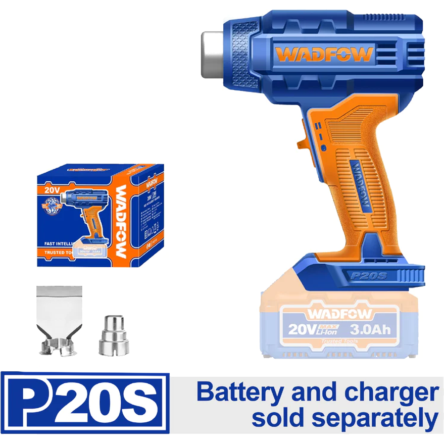 Wadfow WKH1501 Li-Ion Heat Gun 20V (Bare) | Wadfow by KHM Megatools Corp. Wadfow WKH1501 Li-Ion Heat Gun 20V (Bare) | Wadfow by KHM Megatools Corp.